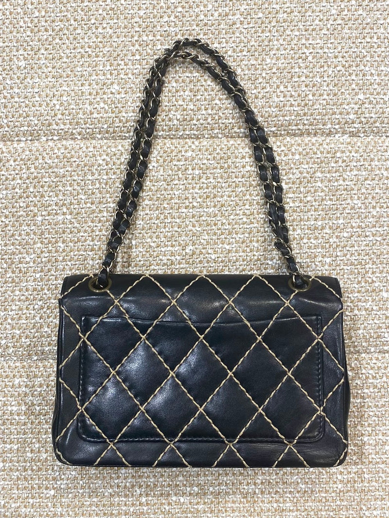CHANEL ワイルドステッチ チェーンショルダーバッグ