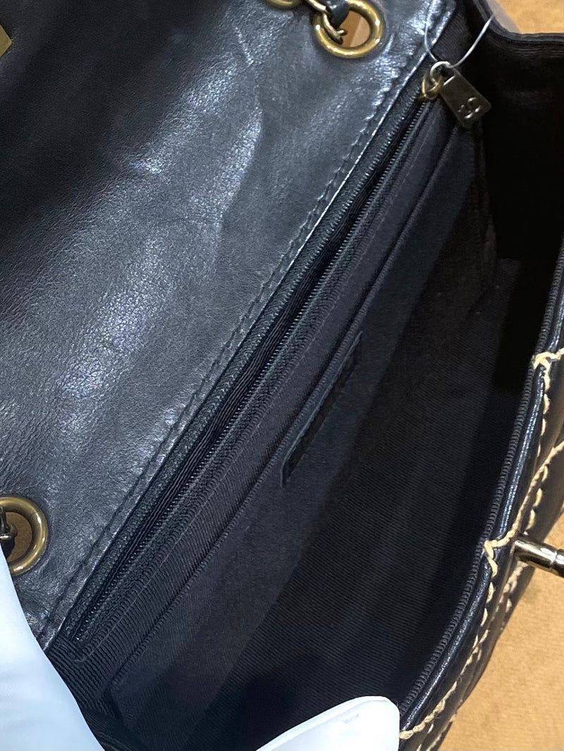 CHANEL ワイルドステッチ チェーンショルダーバッグ