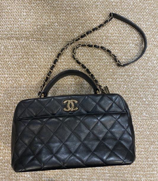 CHANEL マトラッセ2WAY ボーリングバッグ