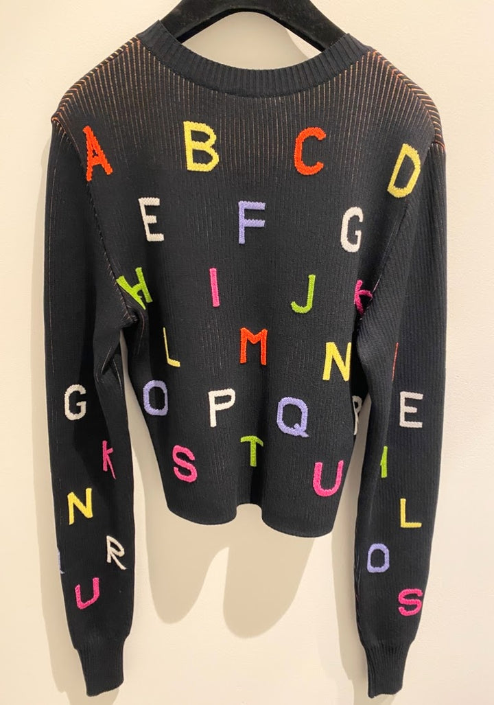 ヴィンテージ ニット Tocoto Vintage】 LUREX STARS KNITED JERSEY / DARK PINK 【6歳