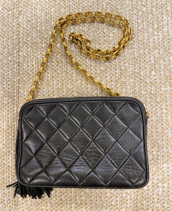 CHANEL CCロゴ タッセル ミニマトラッセ ショルダーバッグ