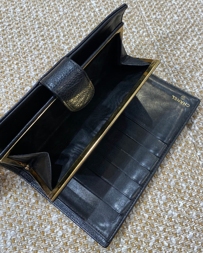 CHANEL 長財布　ブラック　マトラッセ　ココマーク ブラック（黒）系 CHANEL(シャネル) 長財布(レディース) - 海外