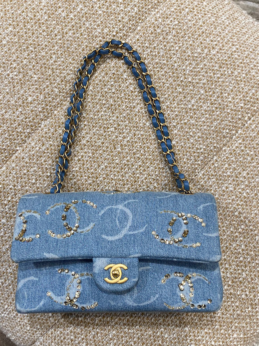 CHANEL デニムショルダーバック