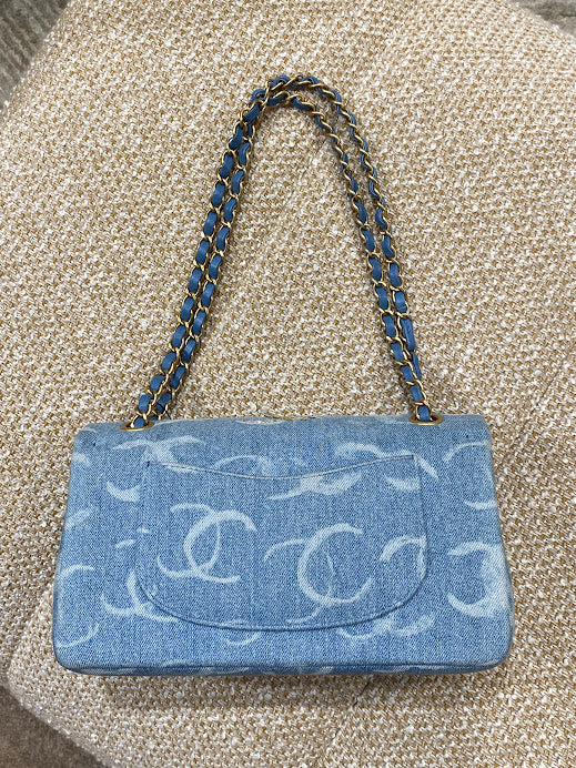 デニムで軽やかさをプラス♪【CHANEL】CCロゴ ショルダーバッグ シャネル ココハンドル チェーンショルダー デニム – co&co