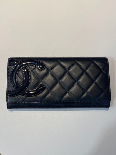CHANEL カンボンライン 長財布 カーフスキン – co&co