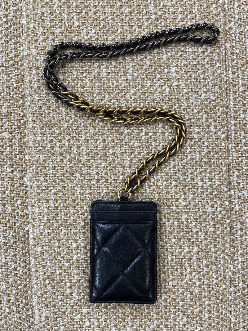 CHANEL ココマーク チェーン ネックホルダー