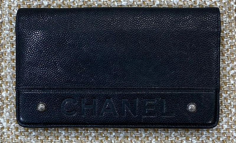 CHANEL キャビンスキン 長財布 認証カード付き CHANEL キャビアスキン 長財布 – co&co
