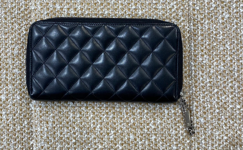 CHANEL ココマーク カーボンライン 長財布