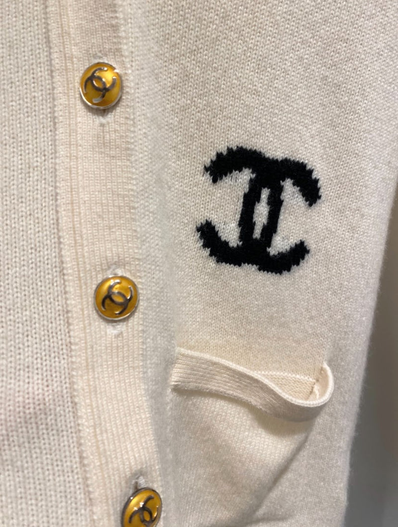CHANEL ココマーク カシミア カーディガン