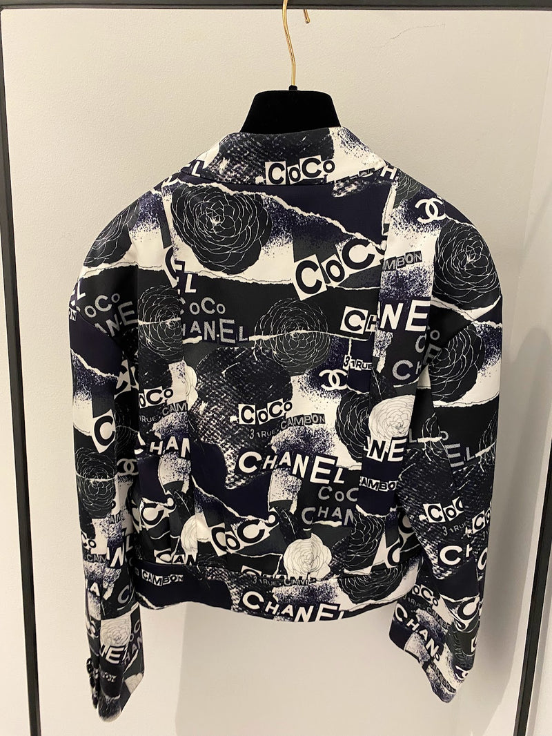 CHANEL カメリア ブルゾン アウター