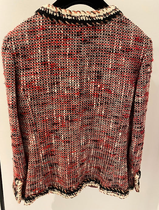 CHANEL ツイード ノーカラージャケット