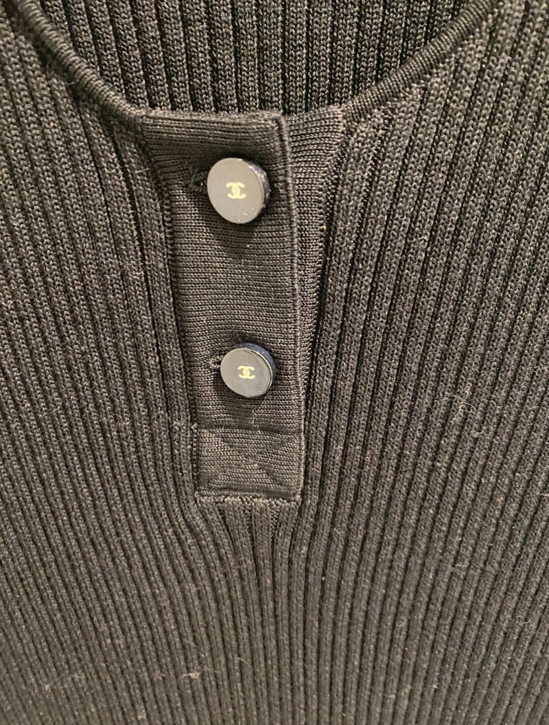 CHANEL ココボタンノースリーブ タンクトップ