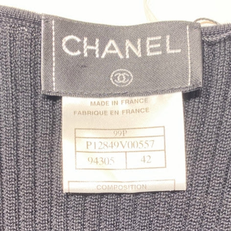 CHANEL ココボタンノースリーブ タンクトップ