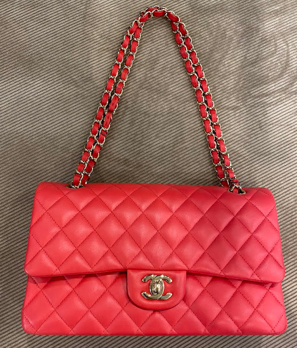 CHANEL マトラッセ ココマーク ダブルチェーンバッグ
