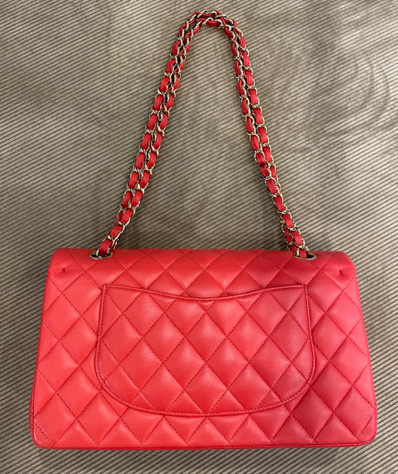 CHANEL マトラッセ ココマーク ダブルチェーンバッグ