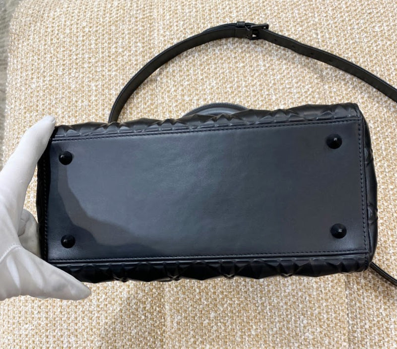 クリスチャンディオール ロゴ レディ カナージュ ハンドバッグ