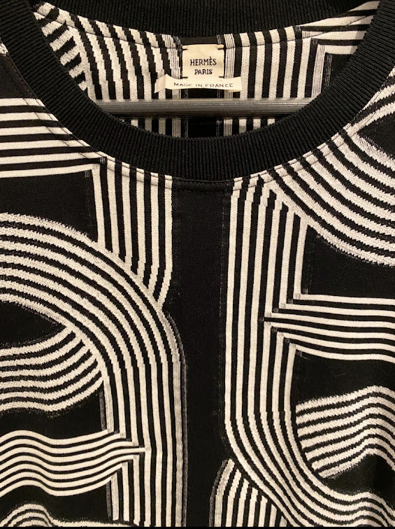 HERMES マイクロニットTシャツ