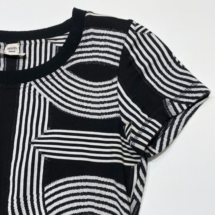 HERMES マイクロニットTシャツ