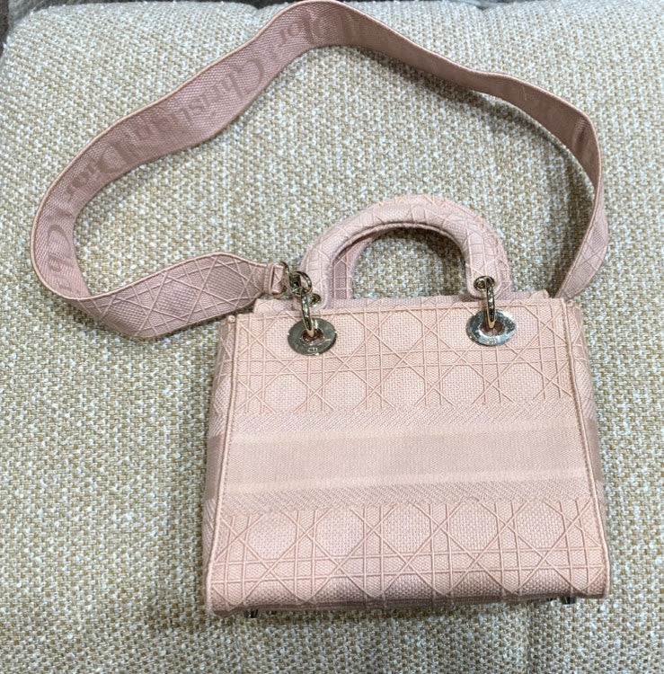 Dior 2WAY カナージュ エンブロイダリー ショルダーバッグ
