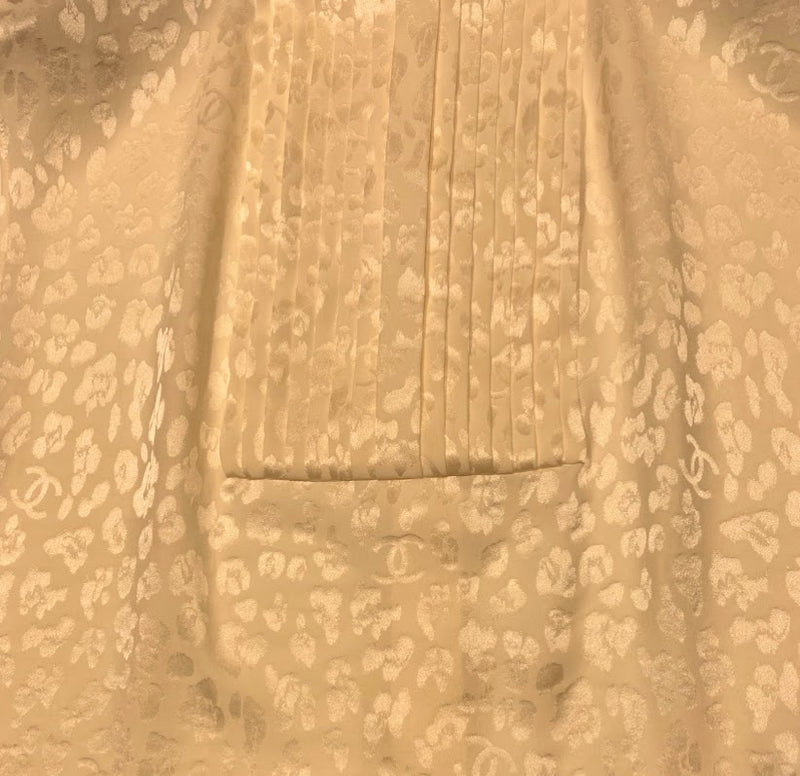 CHANEL シルク100％ ノースリーブ カットソー
