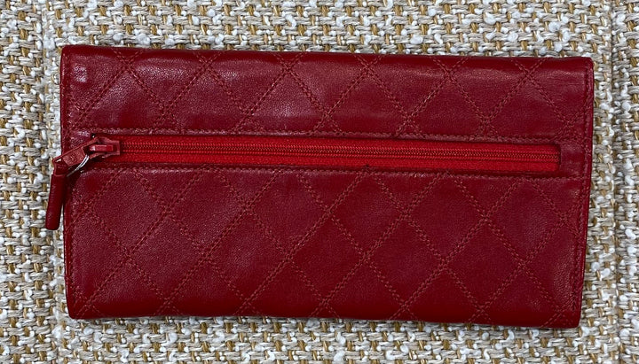 CHANEL エナメル レッド 長財布 お値下げしました】シャネル CHANEL エナメル 長財布 - メルカリ