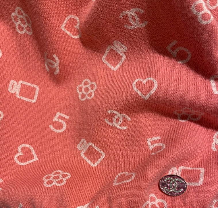 CHANEL アイコンモチーフ ニット ピンク