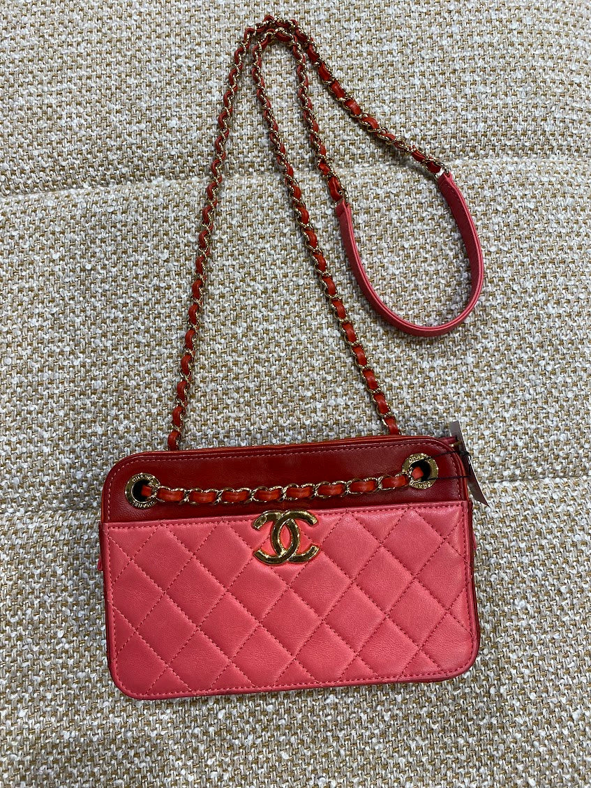 CHANEL シャネル トートバッグ ツイード A94646 黒/緑 24番台