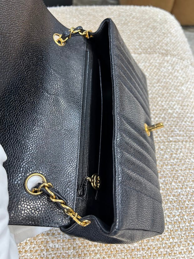 CHANEL マトモアゼル チェーンショルダーバッグ