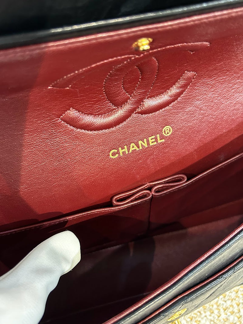 CHANEL マトラッセWフラップチェーンショルダーバッグ