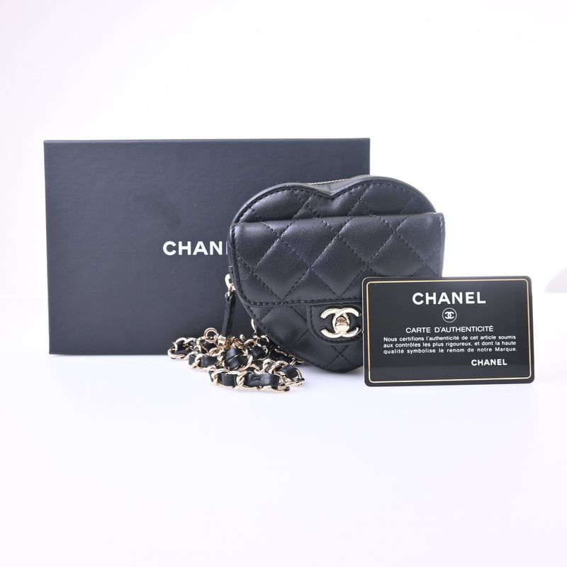 Chanel Mini Heart Pouch