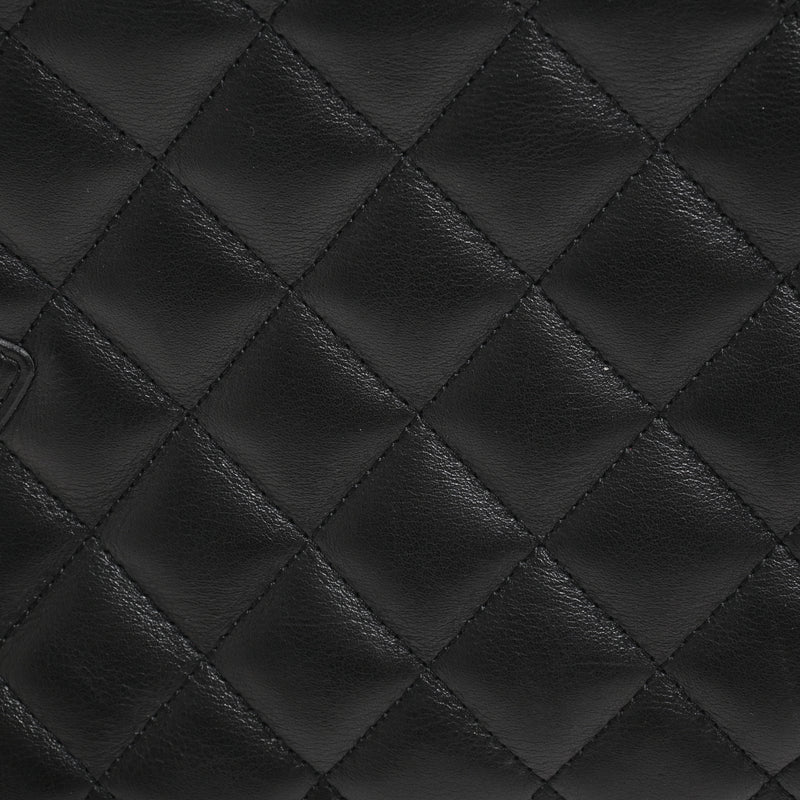 Leather Cambon Coco Mark Tote Bag