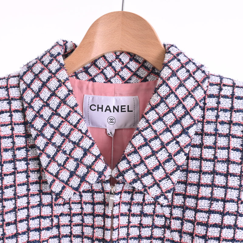 CHANEL Chanel tweed jacket pink