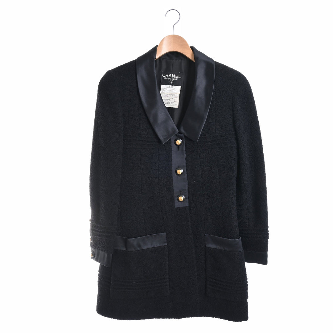 CHANEL/シャネル ベロア 上下セット ウール ジャケットスカートa_092 シャネル セットアップ①（スカート） – co&co