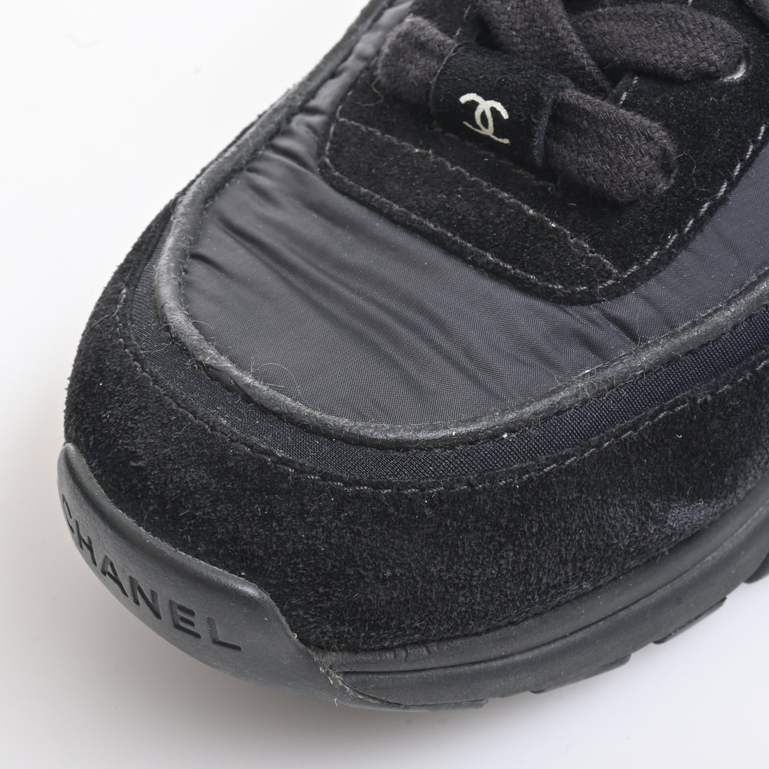CHANEL 1995年製 シルクサテンCCターンロックハンドバッグ
