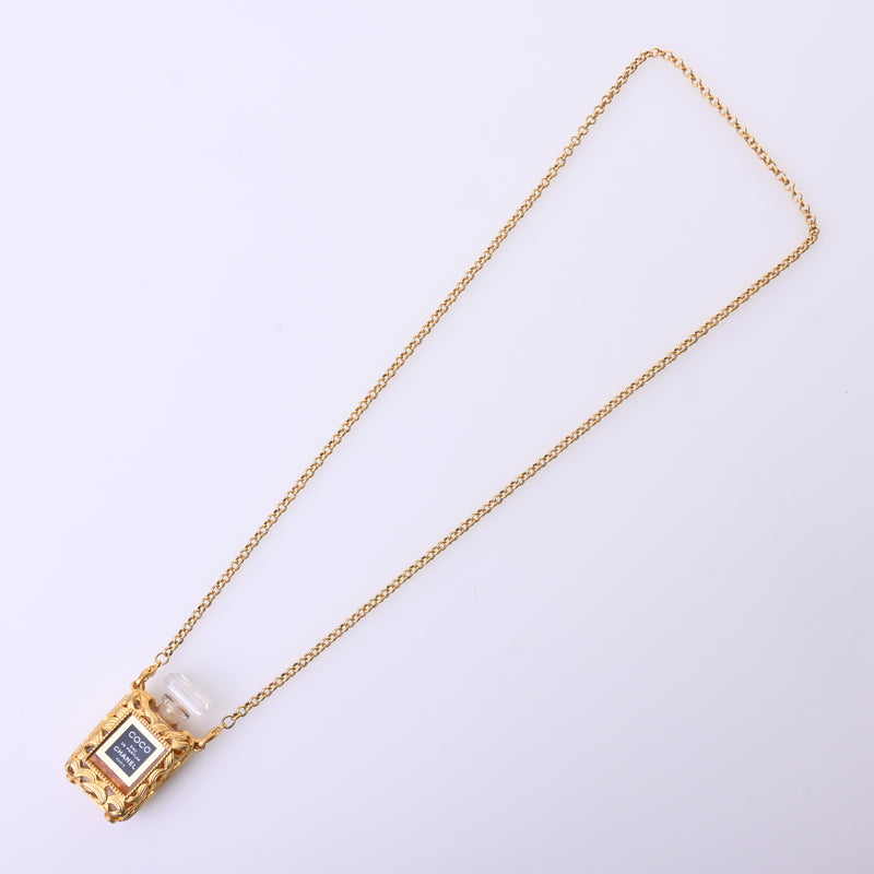 CHANEL perfume bottle necklace necklace