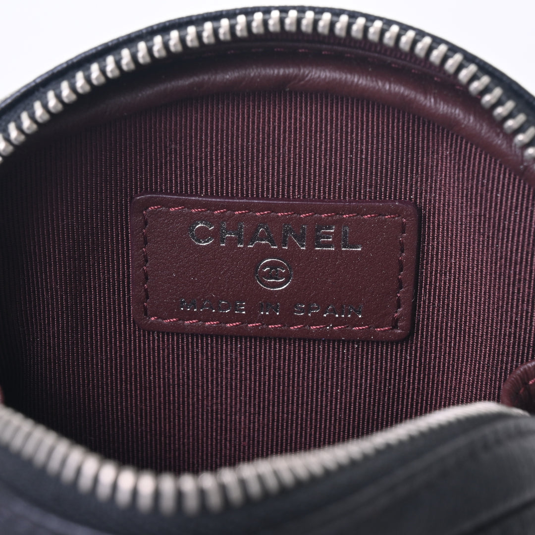 CHANEL【シャネル】 ポーチ レザーキャビア丸型□ – co&co