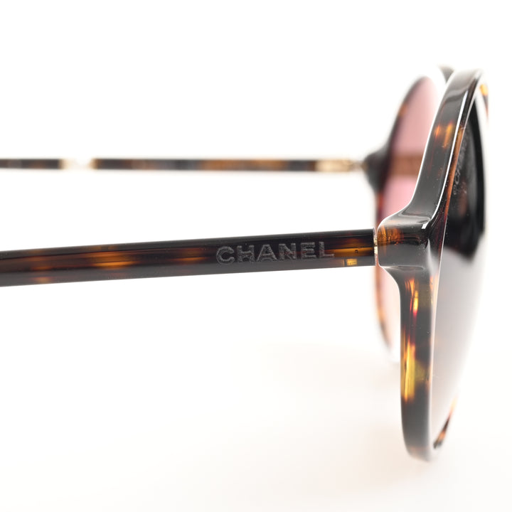 CHANEL ⭐︎サングラス⭐︎ケース箱あり⭐︎べっ甲 シャネル サングラス ラウンドフレーム べっ甲 5391-H-A 箱