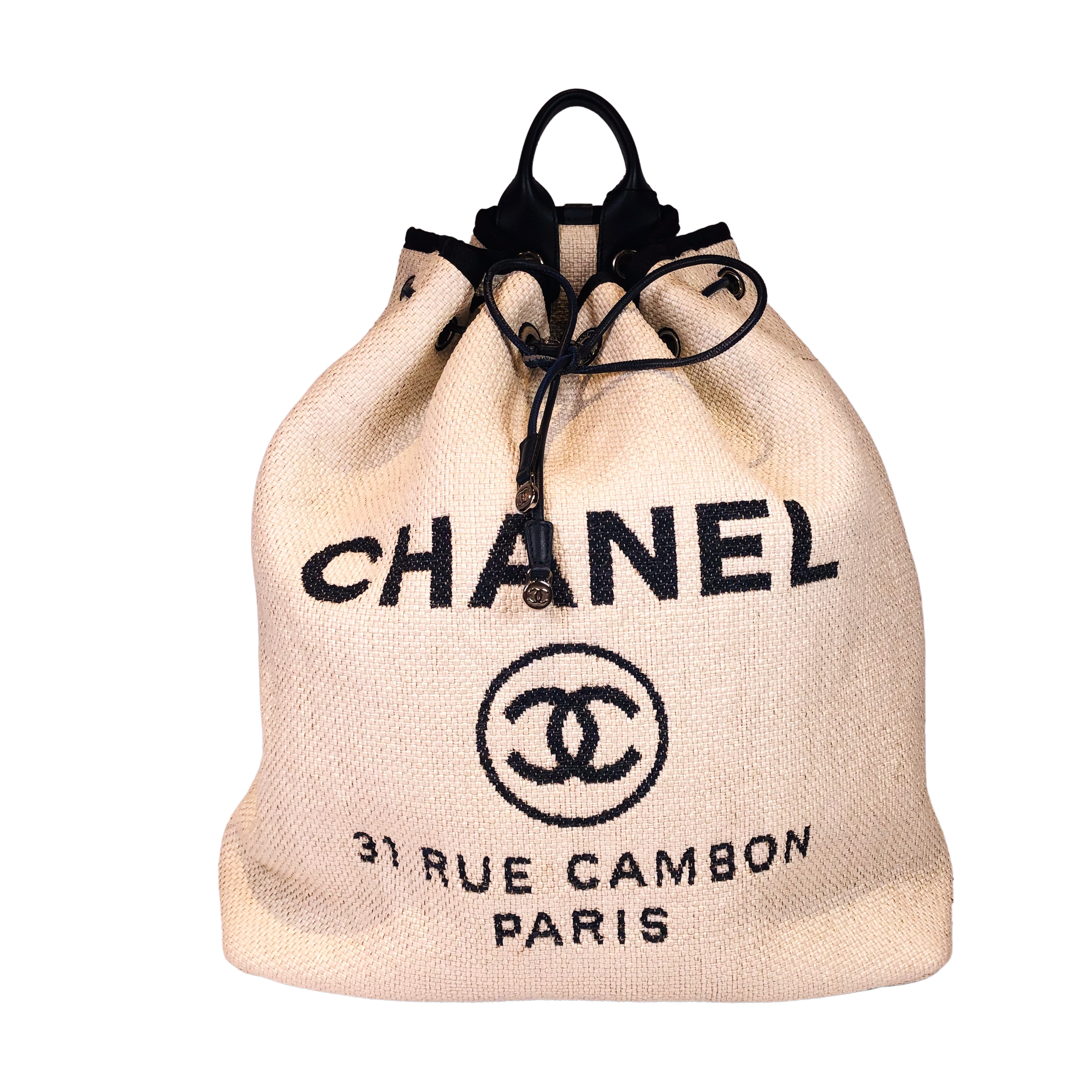 【店舗限定】CHANEL ココネージュ限定 チェック柄 バックパック 大きめ花柄がキュート♡【CHANEL】花柄 ココハンドル (CHANEL