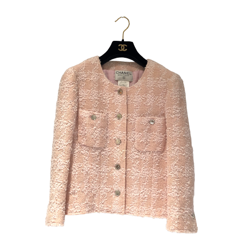 CHANEL Chanel JKT tweed pink