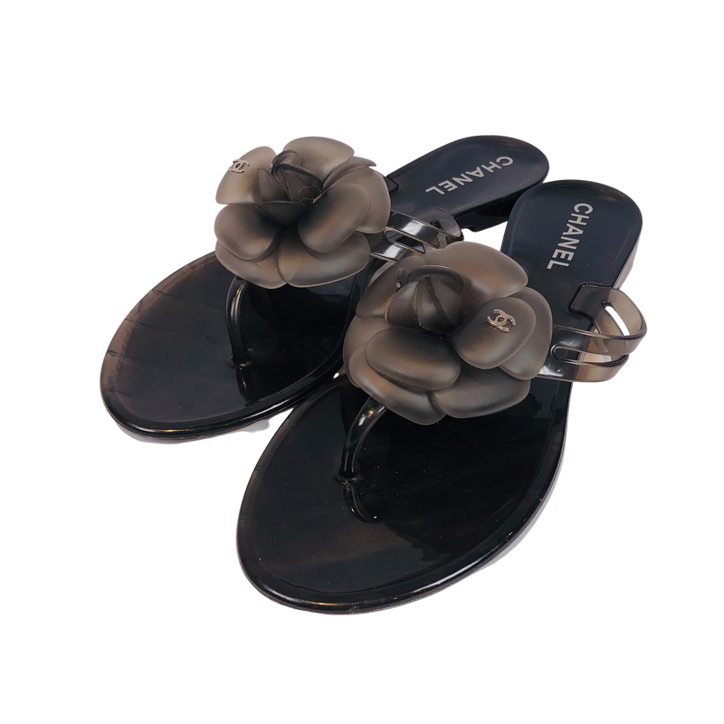 CHANEL camellia sandals