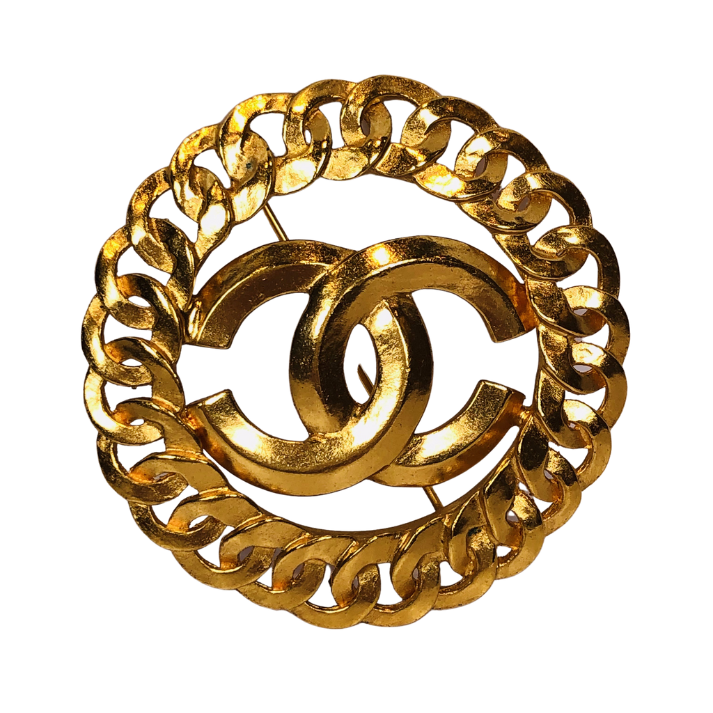 CHANEL シャネル ブローチ 97P ココマーク CHANEL（シャネル） 美品 ヴィンテージ 97P ココマーク クローバー