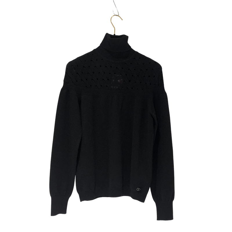 CHANEL カシミヤ ニット ブラック 36 トップス – co&co CHANEL カシミヤ ニット ブラック 36 トップス – co&co