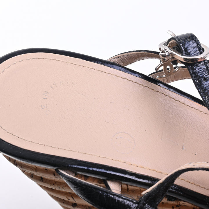 CHANEL サンダルウェッジソール サイズ37 1/2サンダル – co&co CHANEL サンダルウェッジソール サイズ37 1/2サンダル – co&co
