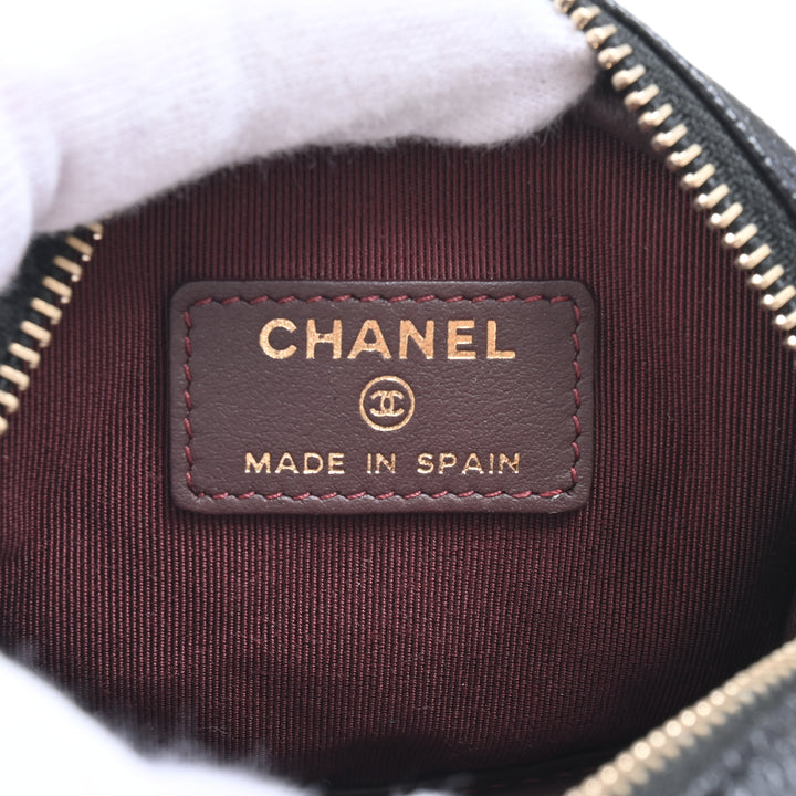 ポーチ【CHANEL】まるい CHANEL【シャネル】 ポーチ キャビア 丸型□ – co&co