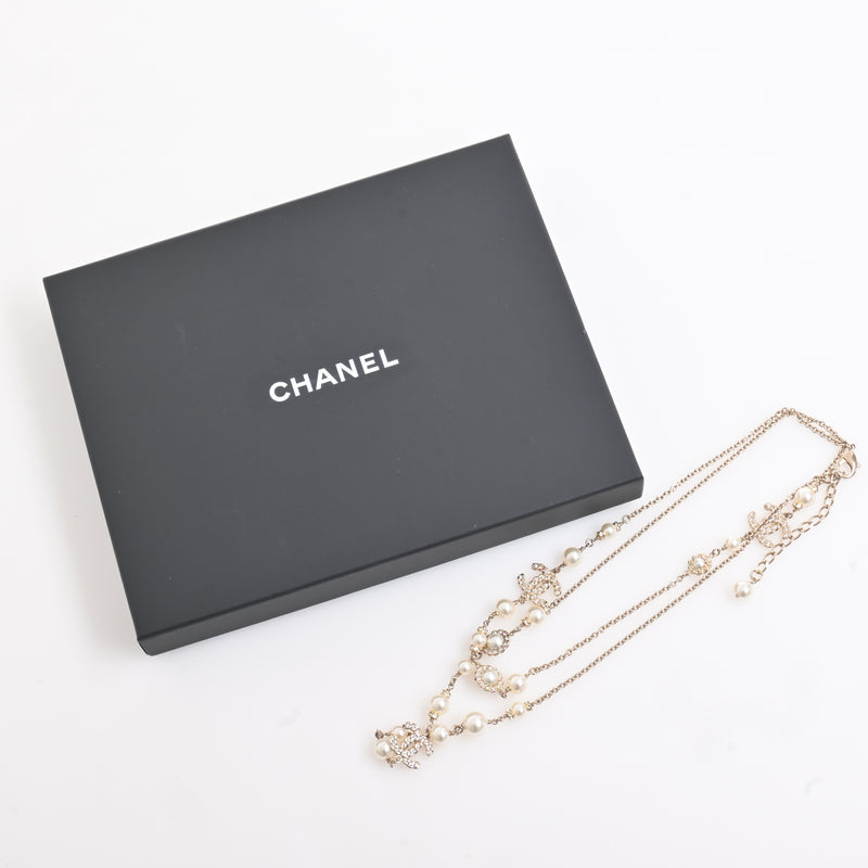 chanel coco mark necklace